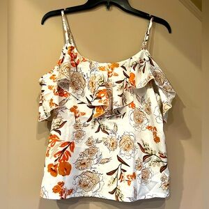 SHEIN Cold Shoulder Floral Top NWOT